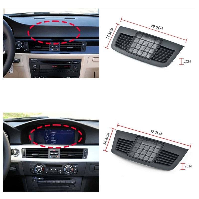 WXZOS Center Dashboard Speaker Cover Panel for BMW E90 E91 E92 E93 3Series 2006-2012