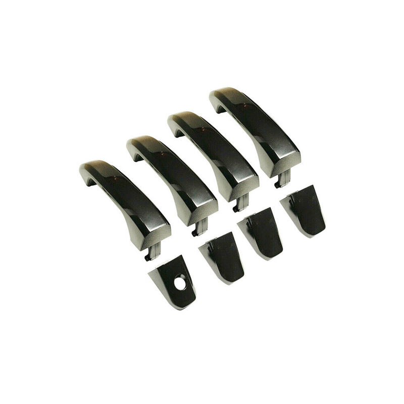 23236150 Gloss Black Painted Door Handles For GMC 2014-2017 Sierra 1500