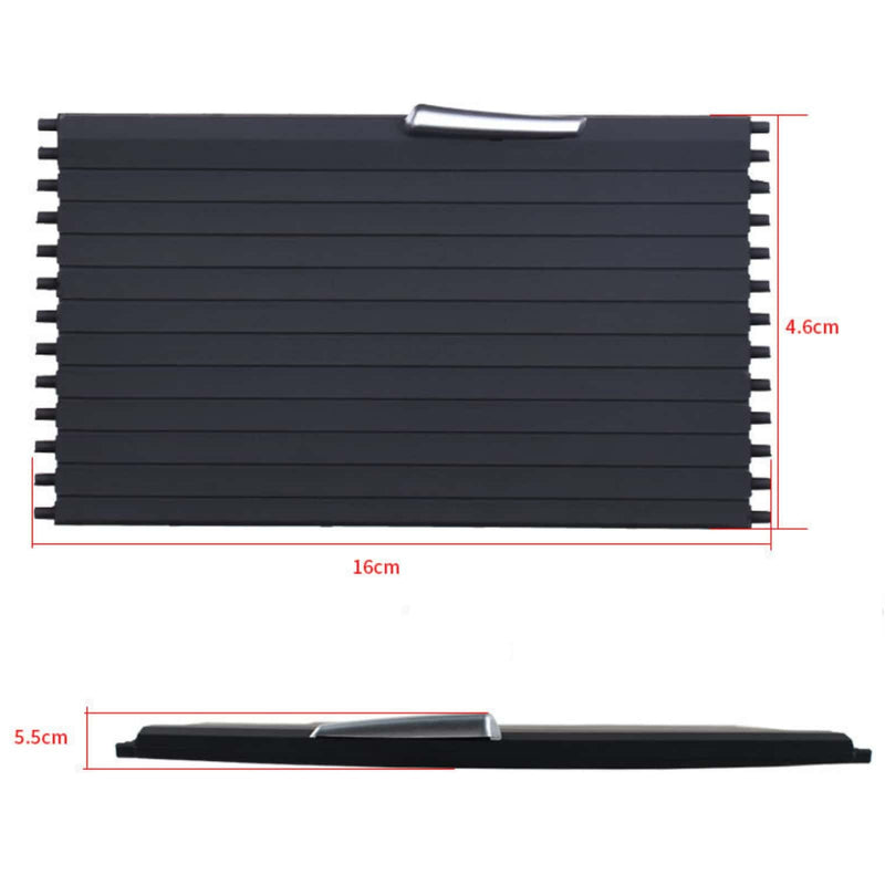WXZOS Center Console Cup Holder Sliding Cover Slat Cover for BMW X6 E71 E72 2008-2013