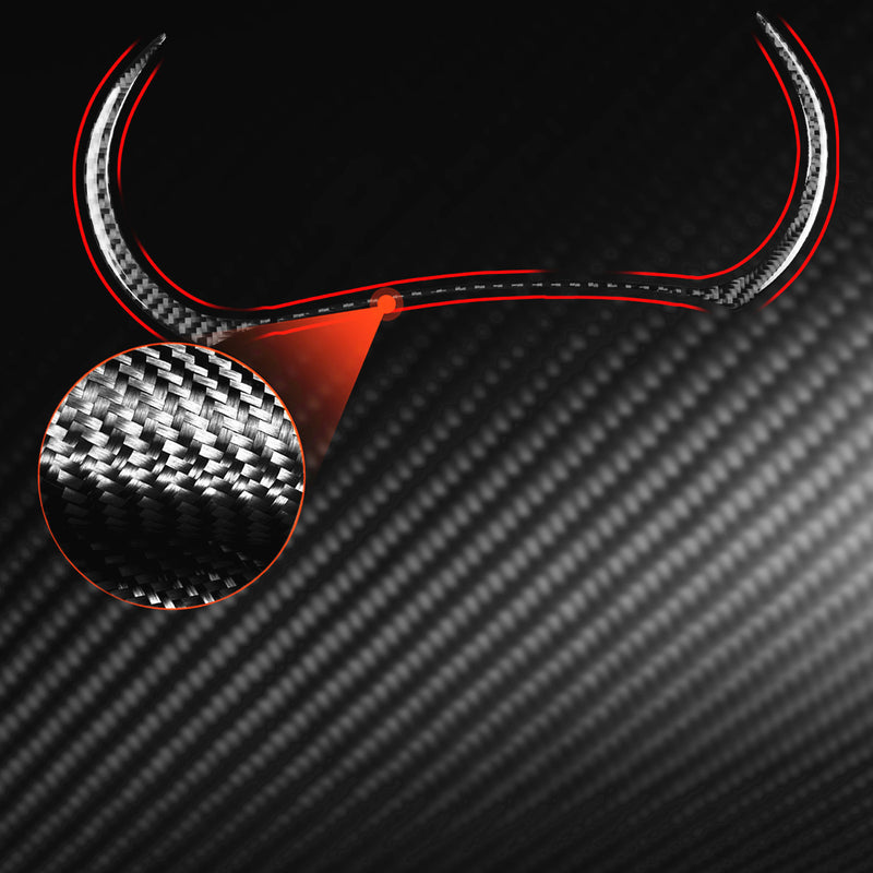 WXZOS Genuine Carbon Fiber Instrument Cluster Panel Trim for Toyota Celica 2000-2005