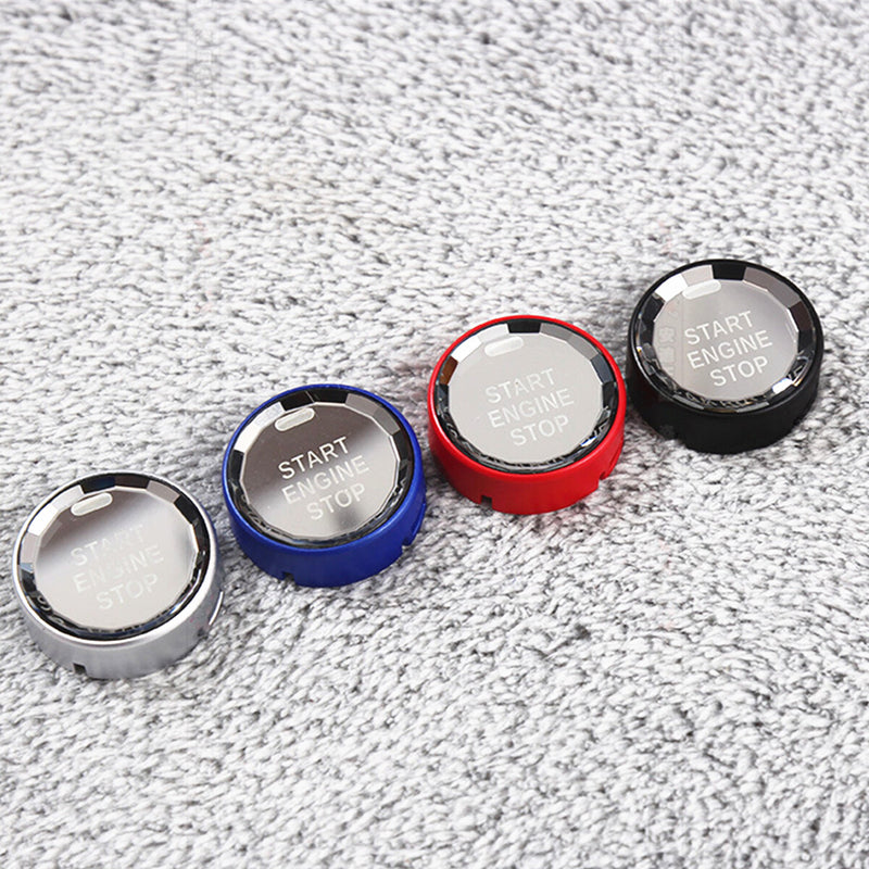 WXZOS Crystal Start Stop Ignition Switch Push Button Cover for Ford Mustang 2018-2023