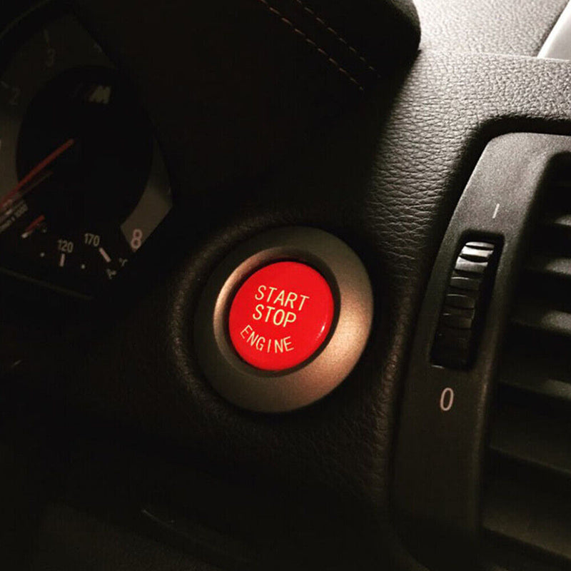 Engine Red Start Stop Switch Button Cover For BMW 3' E60 E70 E90 X5 X6