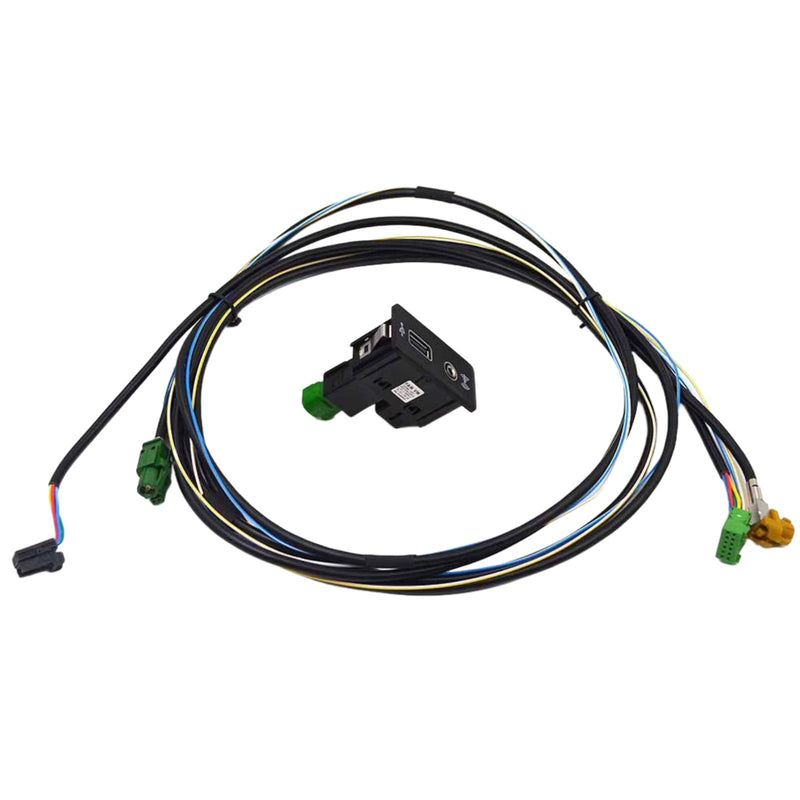 WXZOS Dash Carplay USB+AUX Input Connection Unit for VW GTI Golf R MK7 2016-2019