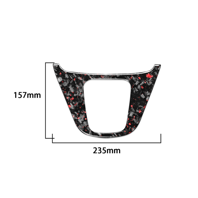 WXZOS Genuine Carbon Fiber Gear Shift Knob Lever Panel Trim for Honda CR-V 2007-2011