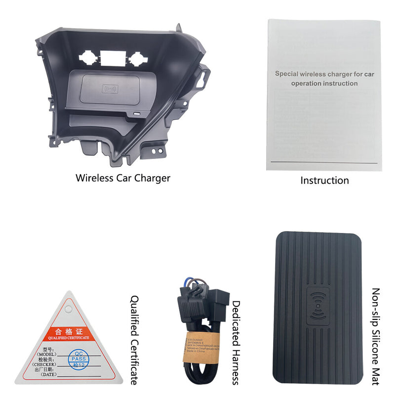 WXZOS Center Console Phone Wireless Fast Charging Pad for Kia KX5 2016-2017