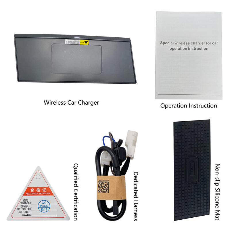 WXZOS Center Console Phone Wireless Fast Charging Pad for BMW 220i Wagon 2016-2018