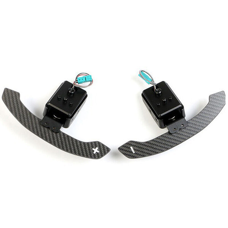 Pagaie de changement de vitesse de volant en fibre de carbone de voiture pour...
