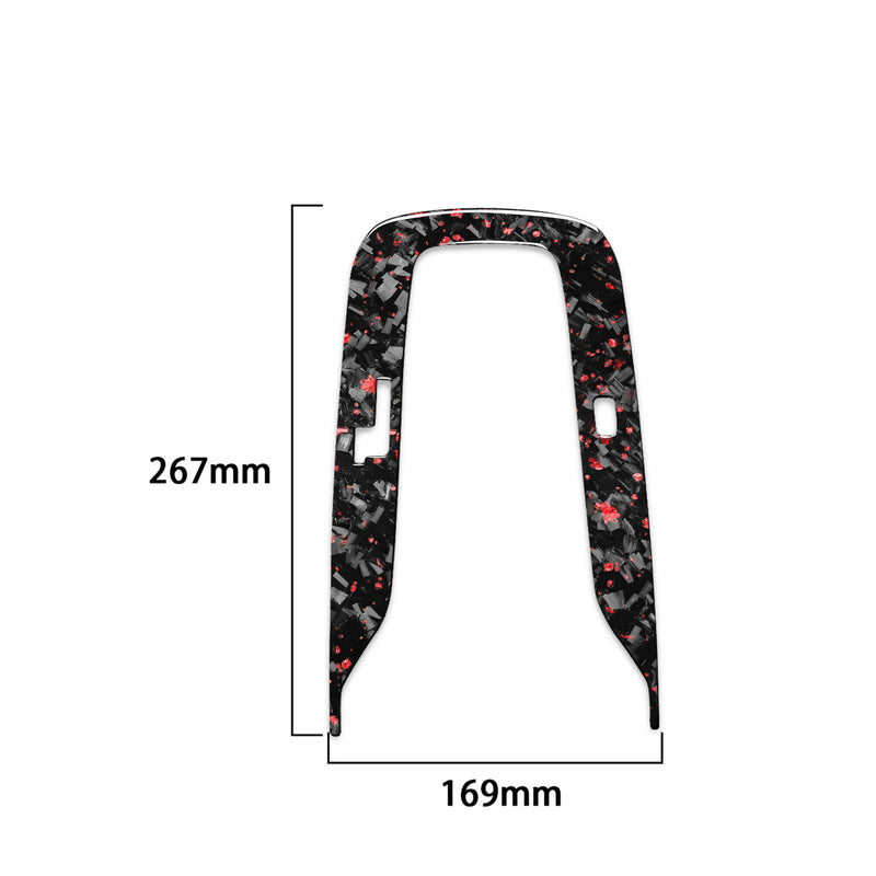 WXZOS Genuine Carbon Fiber Gear Shift Lever Panel Trim for Toyota Corolla 2019-2020