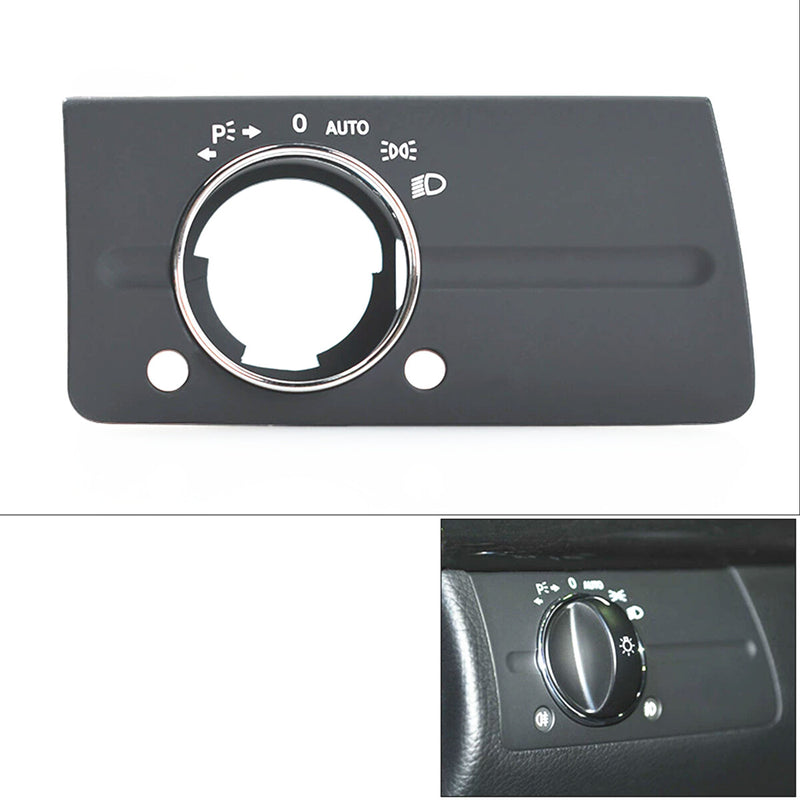 WXZOS Headlight Control Switch Panel Cover for Mercedes-Benz W211 E-Class 2003-2008