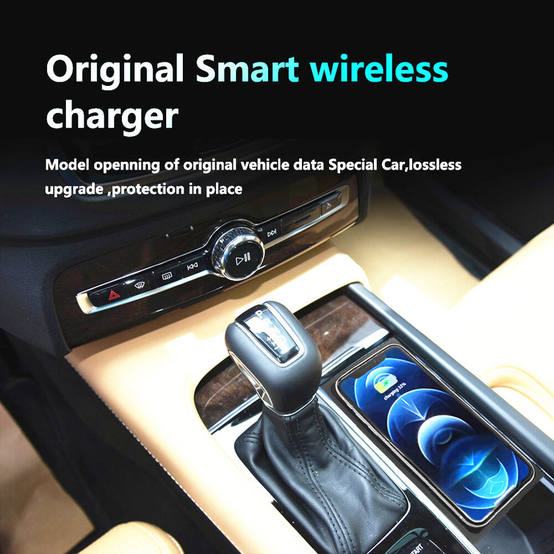 WXZOS Center Console Phone Wireless Fast Charging Pad for Volvo V90 2017-2020