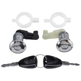 2Pcs Cylindre Serrure de Porte avec Clés pour Renault Megane 1996-2003 Master...