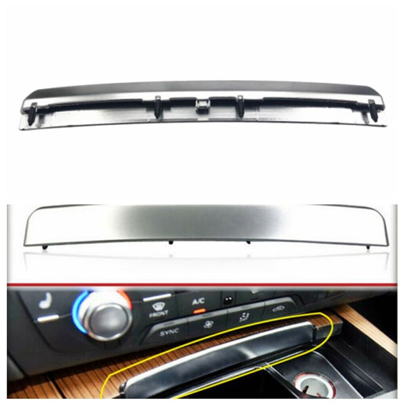 Silver Front Central Ashtray Bright Strip Cover 4G0863440 for Audi A6 C7 S6 A7