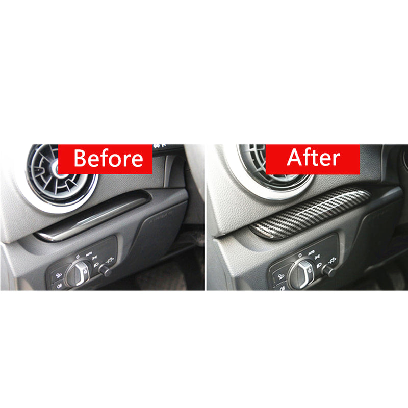 WXZOS Genuine Carbon Fiber Dashboard Panel & Door Trim for Audi A3 8V S3 2014-2020