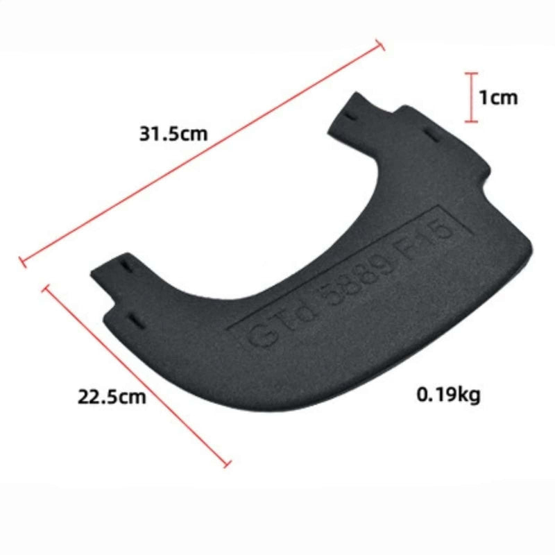 WXZOS Steering Wheel Lower Cover Sponge Backplate for BMW X5 F15 2015-2018