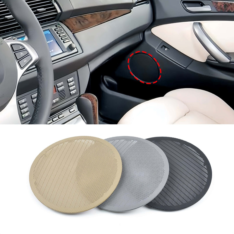 WXZOS Door Speaker Grille Cover Trim Replace w/7Pcs Screws for BMW E53 X5 1999-2006