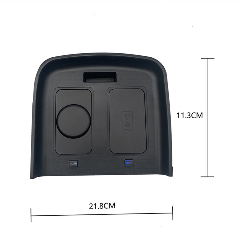 WXZOS Center Console Phone Wireless Fast Charging Pad for Rivian R1T 2019-2023