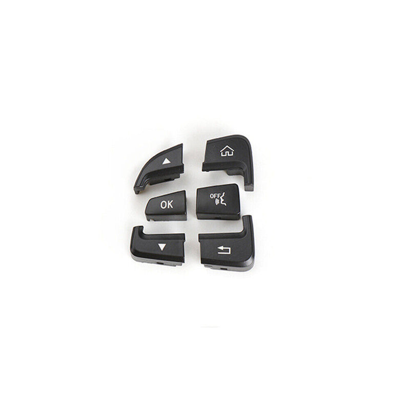 Black Steering Wheel Switch Button Cover Repair Kit for Benz 2014-2018 W205 C'