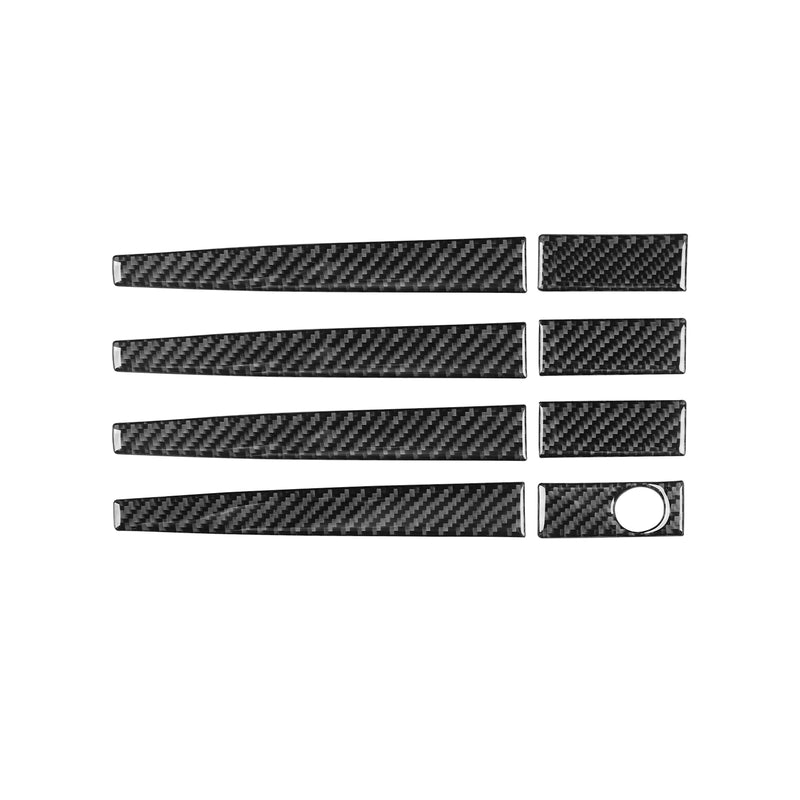 WXZOS Genuine Carbon Fiber RExterior Door Handle Trim for Dodge Durango 2011-2019