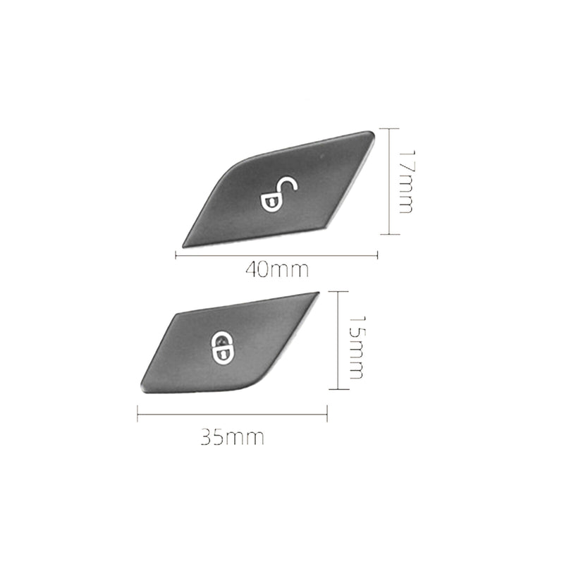 WXZOS Front Door Central Lock Switch Button Cover for Mercedes W222 S-Class 2014-2020