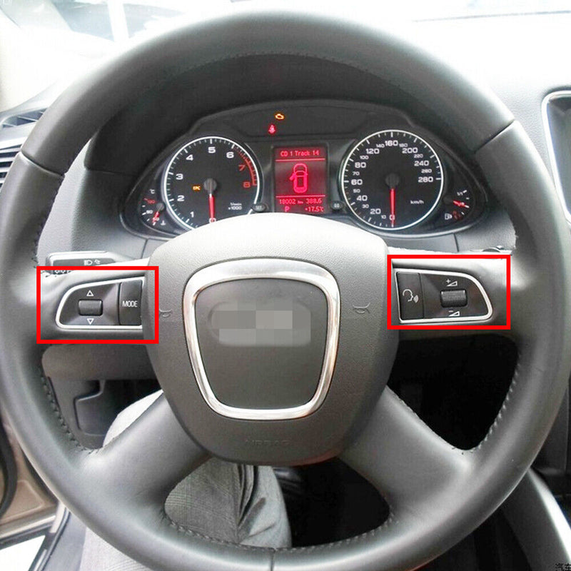 R&L Steering Wheel MFSW Control Switch Button 4E0951527 for Audi 2009-2012 Q5