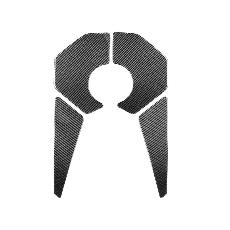 WXZOS Genuine Carbon Fiber Engine Side Vent Panel Trim for Chevrolet Corvette C8 2020+