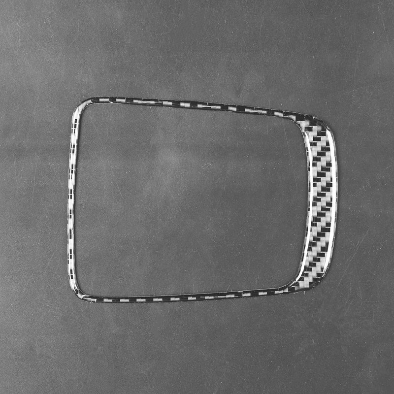 WXZOS Carbon Fiber Shift Lever Trim Panel Trim for Porsche 718 Cayman 982 2017-2025