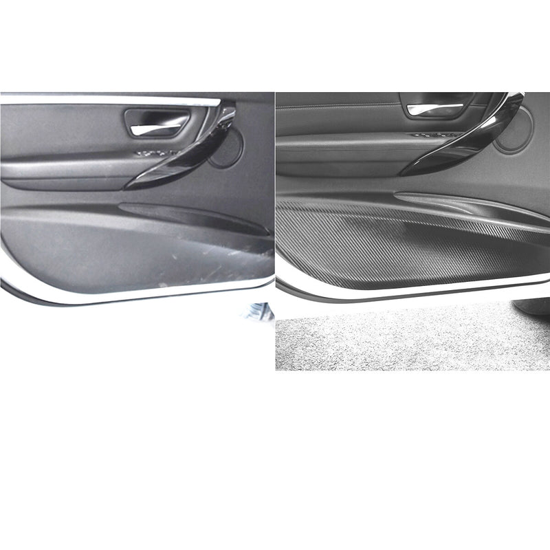 WXZOS PVC Interior Door Panels Cover Anti-collision Film for BMW 2013-2018 F30 3series