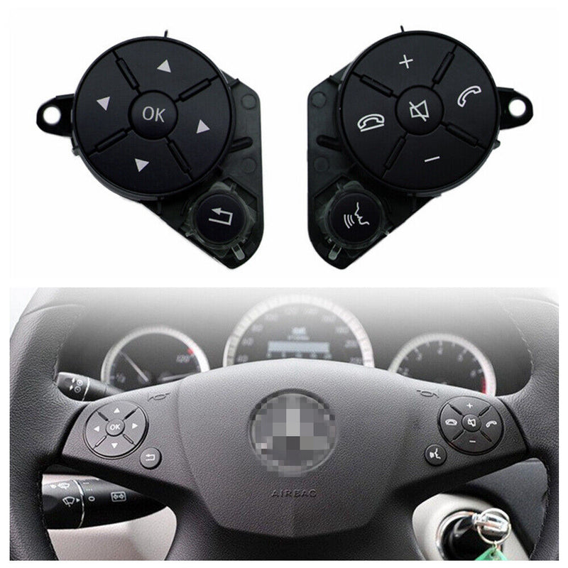 New Steering Wheel Switch R&L Side Button for Mercedes-Benz 2012-2016 W204 W212