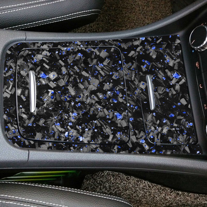 WXZOS Genuine Carbon Fiber Center Console Panel Trim for Mercedes W117 CLA 2013-2017