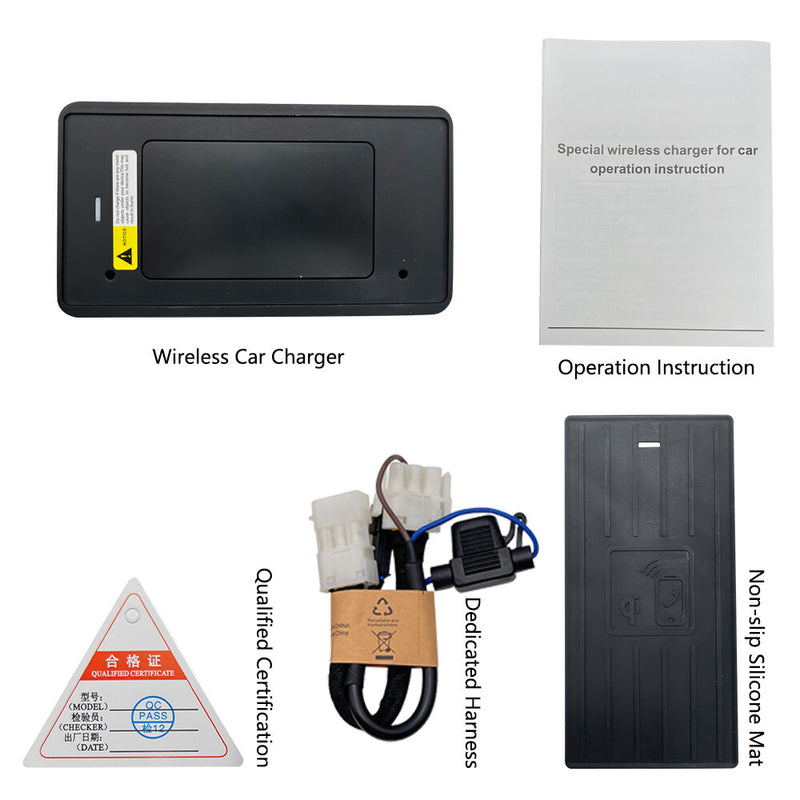 WXZOS Center Console Phone Wireless Fast Charging Pad for BMW 3series G20 2020-2021