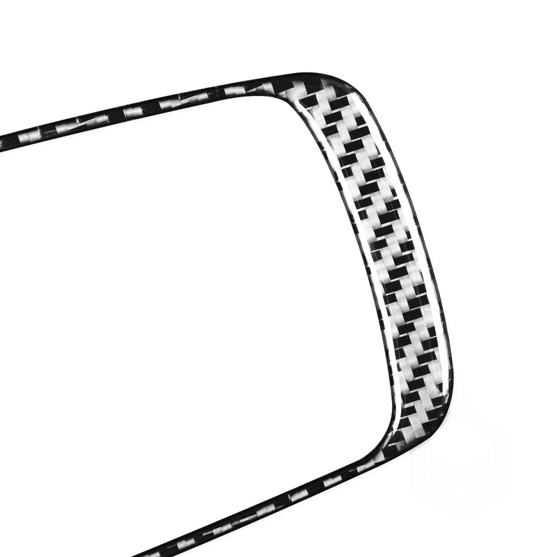 WXZOS Carbon Fiber Shift Lever Trim Panel Trim for Porsche 718 Cayman 982 2017-2025