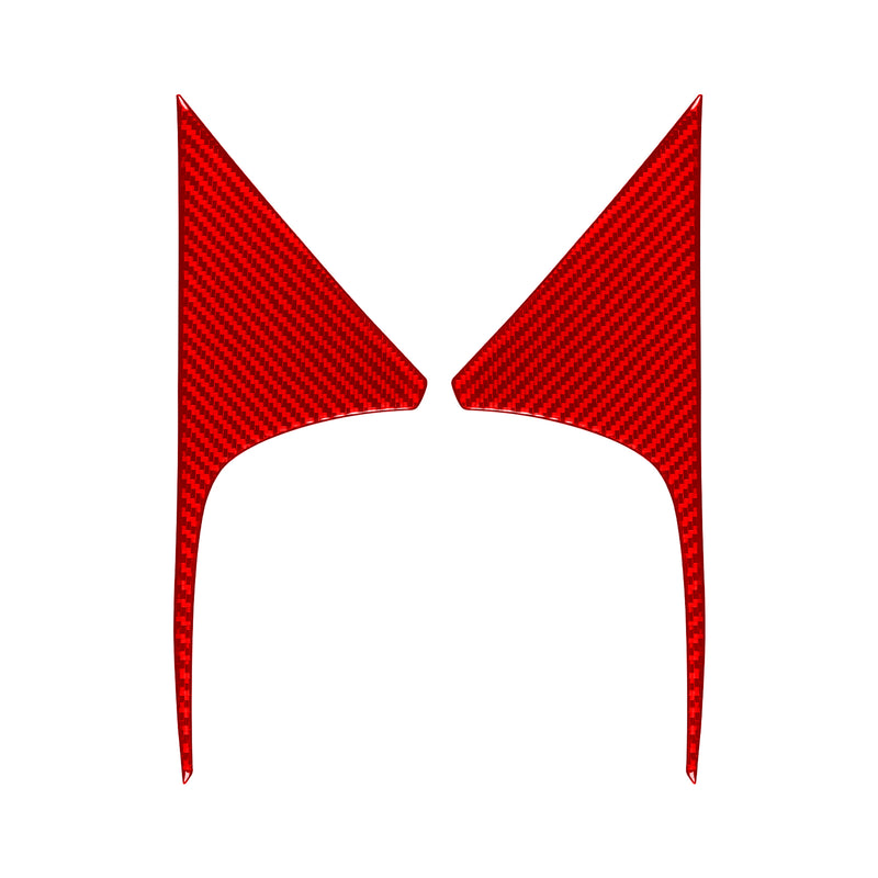 WXZOS Genuine Carbon Fiber A-Pillar Trim for Mercedes-Benz W206 C-class 2022-2024