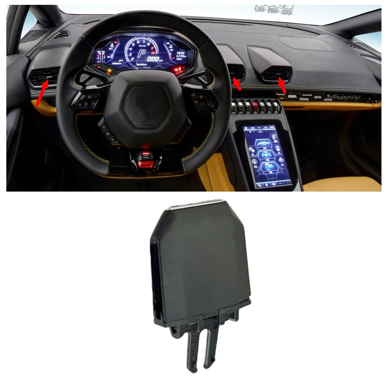 WXZOS Air Vent Blade Paddle Slider for Lamborghini Huracan LP580 LP610 EVO 2014-2022