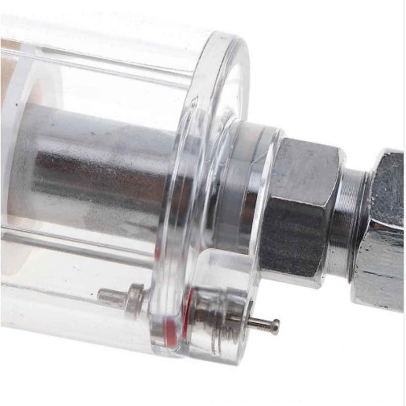 1/4" Inline Air Filter Water Oil Separator For Spray Paint Gun Tool