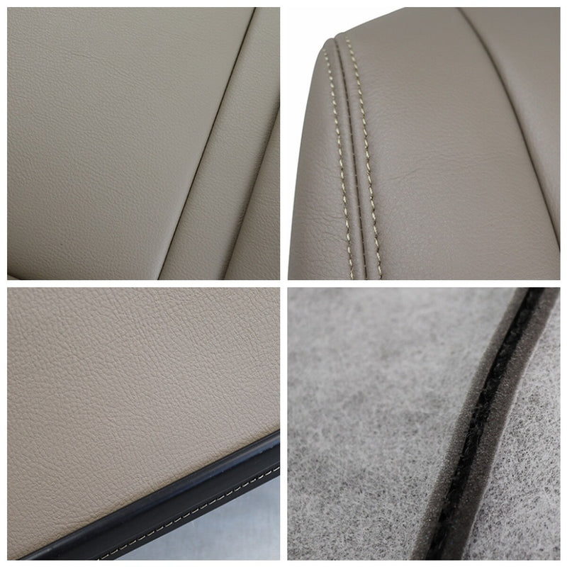 WXZOS PU Leather Front Seat Cover Replacement for Toyota Land Cruiser 1990-1997