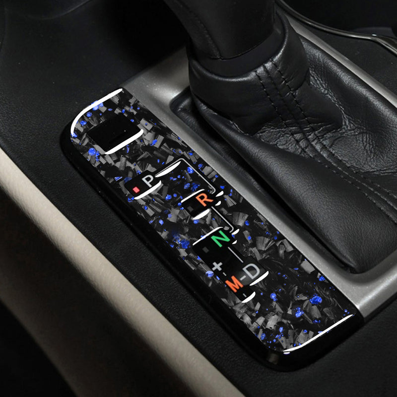 WXZOS Genuine Carbon Fiber Gear Shift Lever Panel Trim for Toyota Highlander 2014-2018