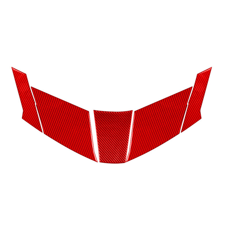 WXZOS Genuine Carbon Fiber Rear Engine Hatch Trim for Chevrolet Corvette C8 2020-2024