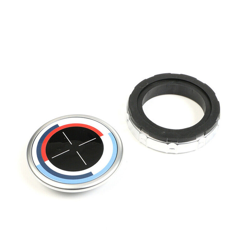 Car 7 Button CIC IDrive Multi-Media Knob Cover for BMW 5Series F07/10/11 2010-15