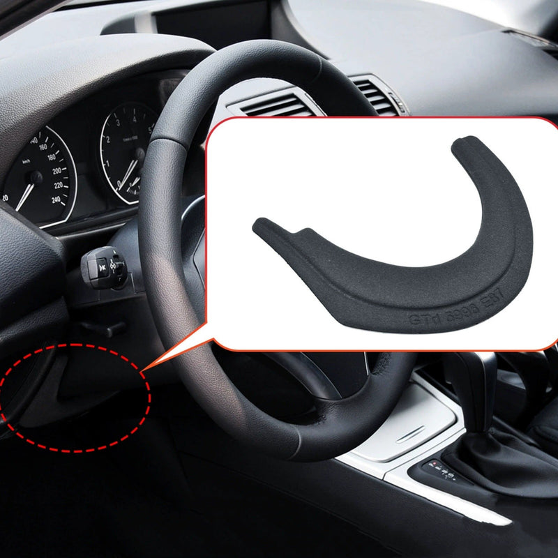 WXZOS Steering Wheel Lower Cover Sponge Backplate for BMW E81 E82 E87 E88 2005-2012