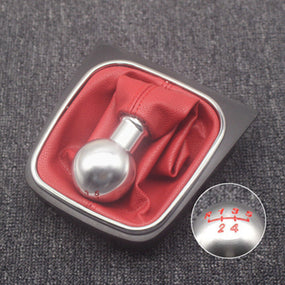 Aluminum Alloy Red 5 Speed Gear Stick Shift Knob for VW Golf 5 MK5 Golf 6 MK6