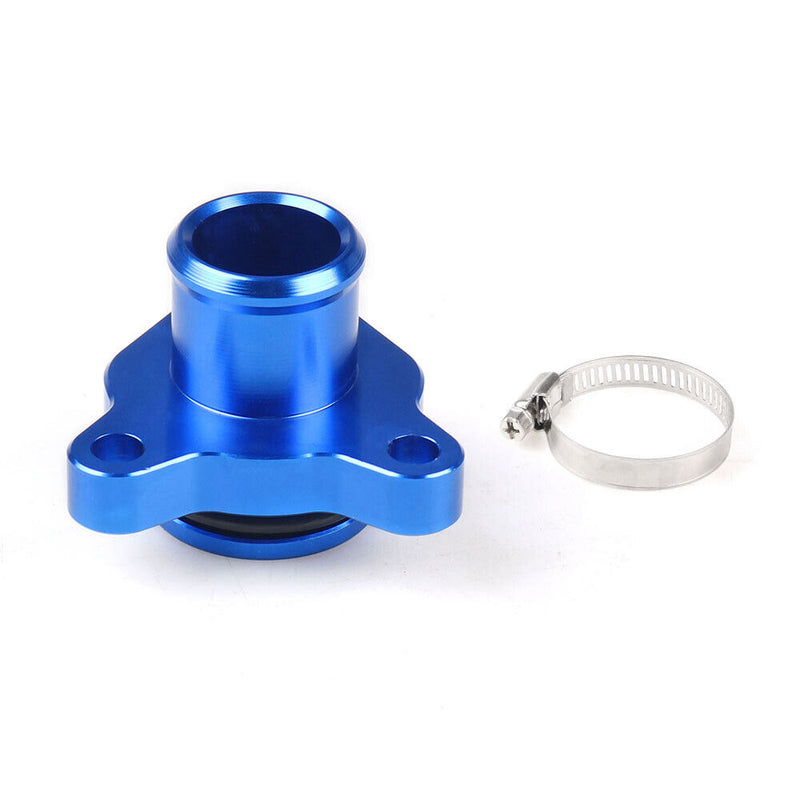 Blue Aluminum Alloy Water Hose Fitting Head 11537541992 For BMW 1' 3' 335i Z4