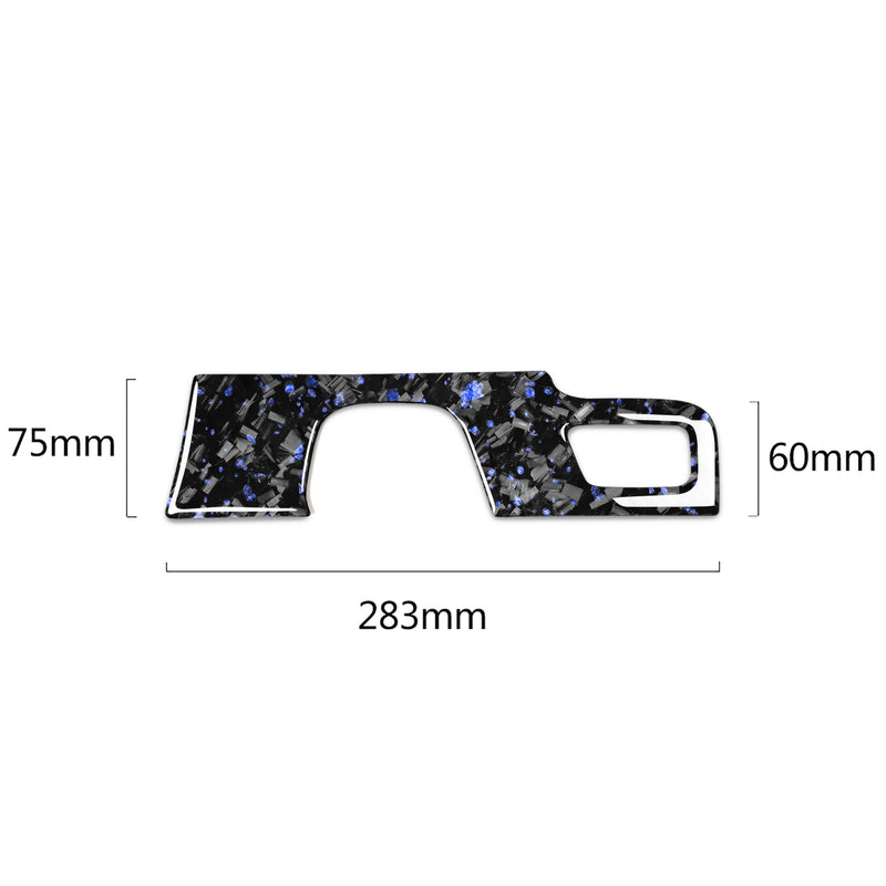 WXZOS Genuine Carbon Fiber Gear Shift Knob Lever Panel Trim for Cadillac XT5 2016-2017
