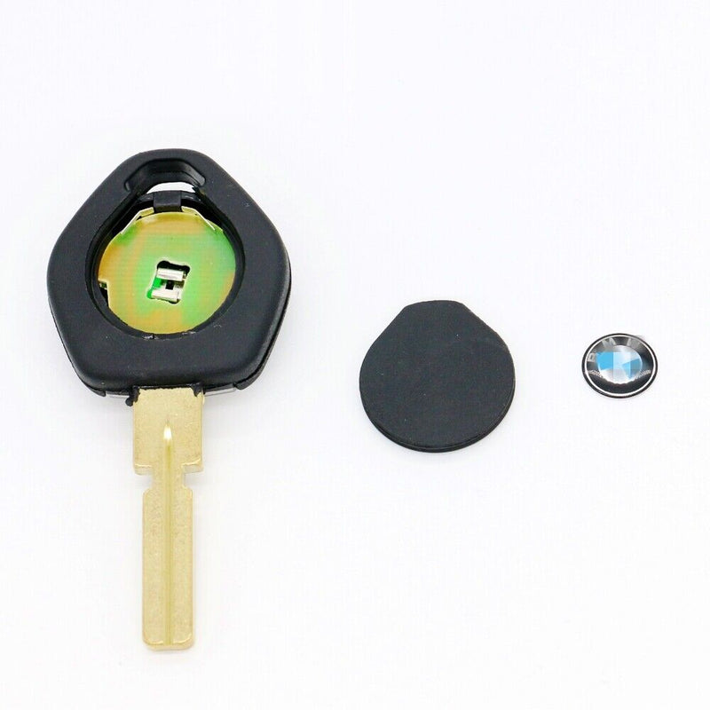 Uncut HU58 W/Light &Logo Transponder Key Shell No Chip for BMW 3 5 7 E32 E34 E36