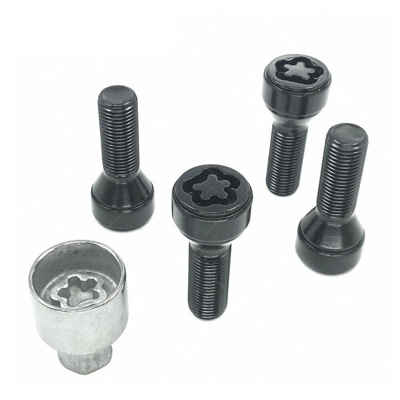M14 x 1.5 Aluminum Wheel Bolts Lock Screw 36136797538 For BMW 7' E66 X3 E83