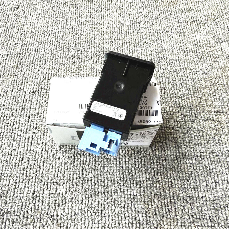 WXZOS USB Type-C Charging Power Port Socket for Mercedes-Benz W247 GLB-Class 2020-2024