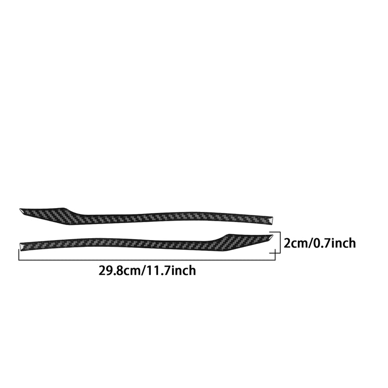 WXZOS Genuine Carbon Fiber Side Wing Mirror Trim for Mercedes W206 C-class 2022-2024
