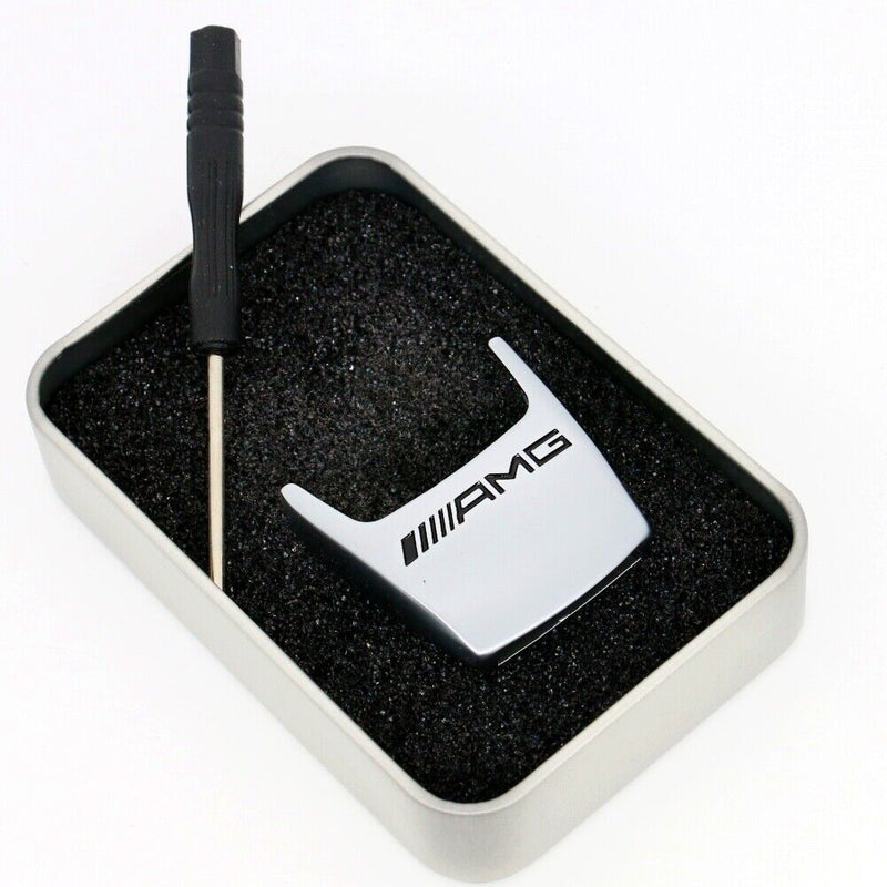 Alloy Remote Smart Key Shell Case For Benz S E Class 2016-2018 Silver