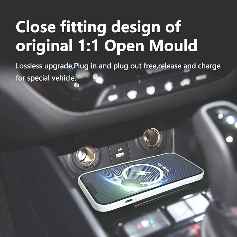 WXZOS Center Console Phone Wireless Fast Charging Pad for Hyundai ix25 2015-2019
