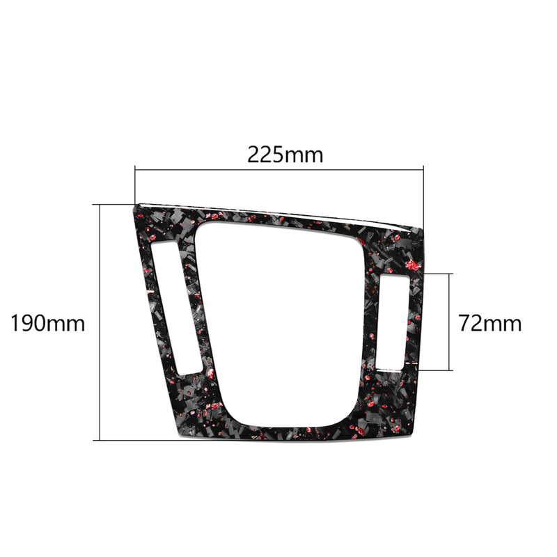 WXZOS Genuine Carbon Fiber Gear Shift Lever Panel Trim for BMW E46 3series 1998-2005