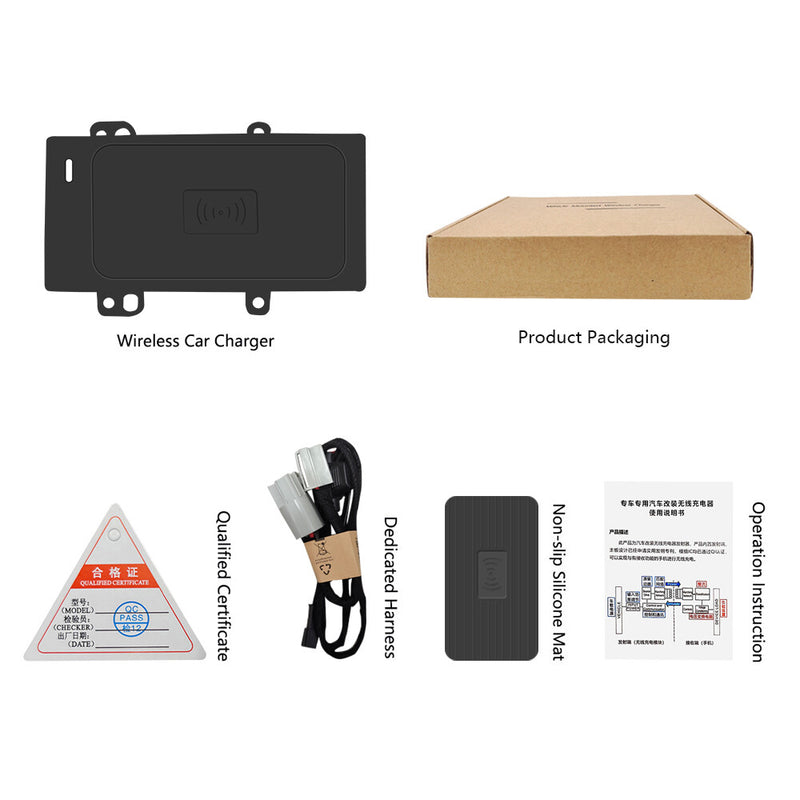 WXZOS Center Console Phone Wireless Fast Charging Pad for Ford Explorer 2022